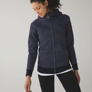Lululemon 4 Scuba Hoodie III Double Dot Naval Blue Lullaby Naval Blue Zip Jacket